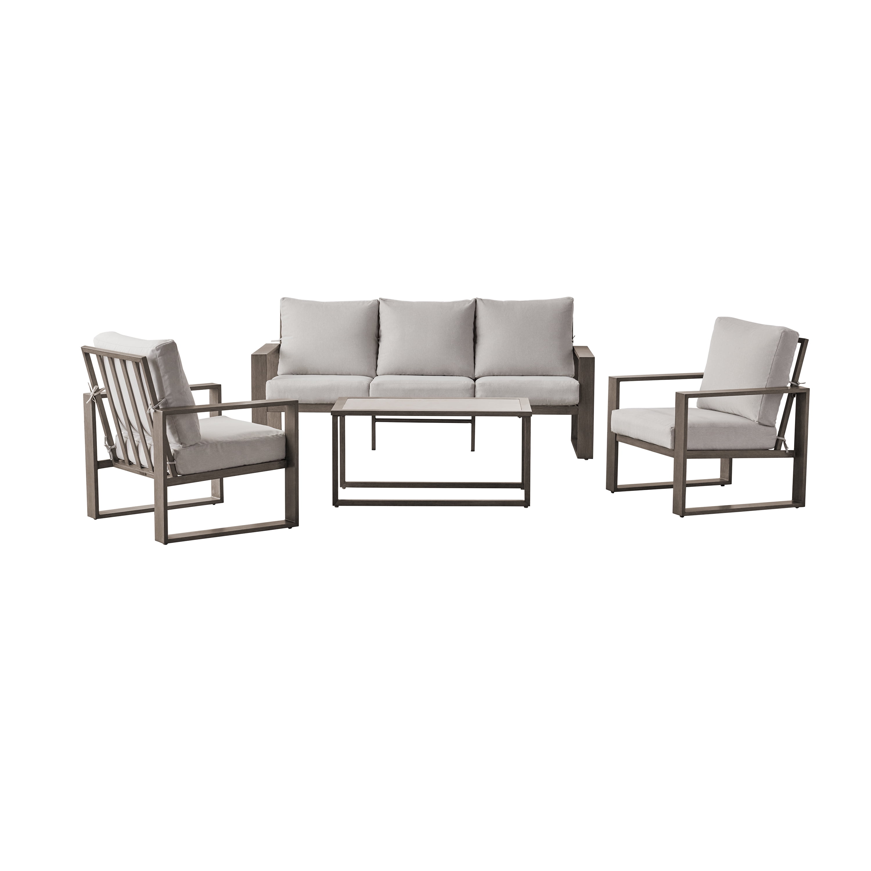 Better Homes Gardens Belle Haven 4 Piece Metal Cream