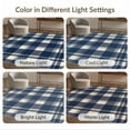 thumbnail image 7 of ODIKA 6'x9' Washable Area Rug Non-Slip, Chair-Friendly, Plaid Front Block Layout Featuring Symmetrical Field Layering for Dining Room, Under Table, Office Décor, 7 of 7