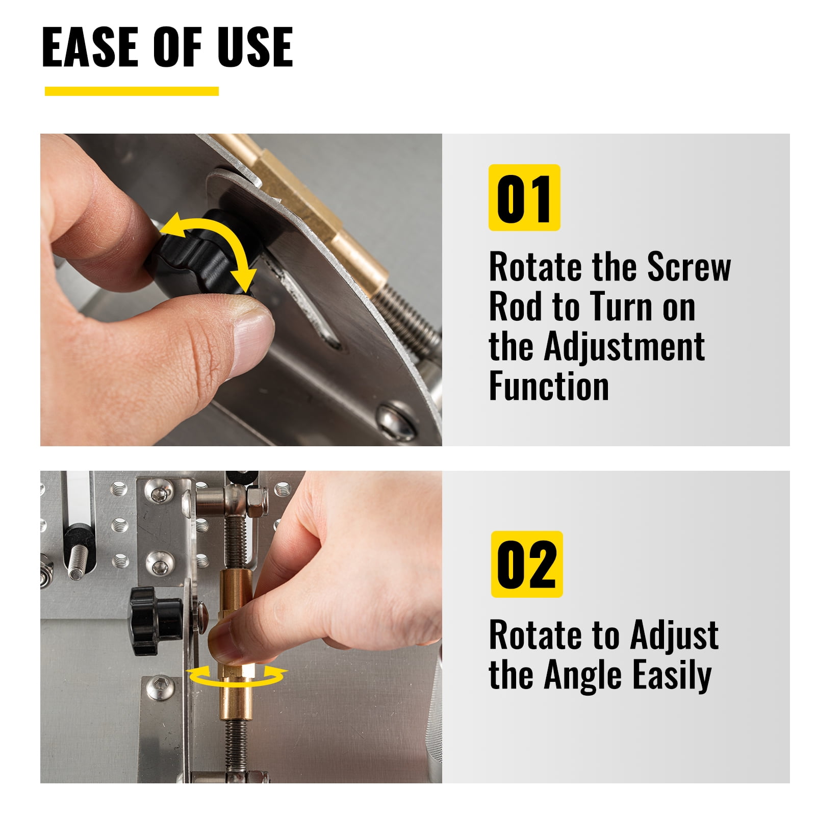 Universal Adjust Knife Sharpener Jig for Bench Grinder Sharpening System,  Angle and Height Adjustable Sharpening Tool Rest Jig for 2-1/2 Width Knife
