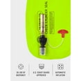 thumbnail image 5 of Bluestorm Gear Cirrus26 Inflatable PFD Life Jackets (Hi-Vis Green) for Adults | US Coast Guard Approved Automatic Life Vest with Manual Override Convertibility, 5 of 7
