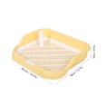 thumbnail image 2 of unbranded Pañalera Para Perros Con Borde Elevado Y Base Con Rejilla Para Uso Interior Color Amarillo, 2 of 6