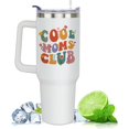 thumbnail image 2 of 40oz Mom Tumbler With Handle,Cool Mother Club Gifts,Mothers Day Gifts, Mama Birthday Gift From Kids,Mama To Be, New Mom Gift - Mother Coffee Cups with Straw and Lid，travel mug, 2 of 6