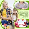 thumbnail image 2 of 2 Sets Hairpin Crochet Kits DIY Knitting Crocheting for Beginners Kid Adults Handmade Wool Yarn Thread Sewing Tools, 2 of 6