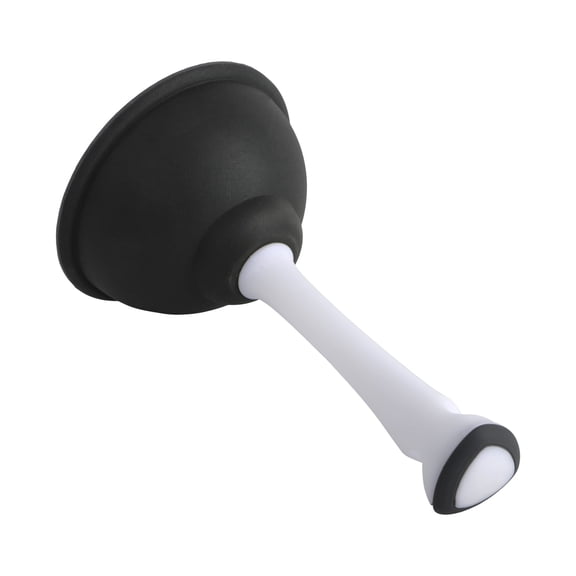 Clorox Sink Plunger with Ergonomic Flat Top Handle 8.5 Inches for Shower Sink Tub Drains