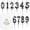 Black, variant on Numeral Birthday Candles