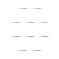thumbnail image 2 of Seitruly Pinzas para pestañas, pinzas para cejas de punta recta antiestática de acero inoxidable, suministros para pestañas resistentes al desgaste once 10piezas Seitruly CBP367196, 2 of 5