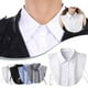 thumbnail image 4 of Cuellos de camisa falsos desmontables para hombre y mujer: accesorios versátiles, poliéster, 38 x 34 cm, para uso profesional y formal., 4 of 5