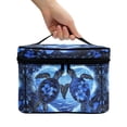 thumbnail image 3 of HELLHERO Sea Turtle Portable Cosmetic Bags Cosmetic Makeup Organizer Bag Wide Open Portable Pouch Large Capacity Desktop Neatness, 3 of 6