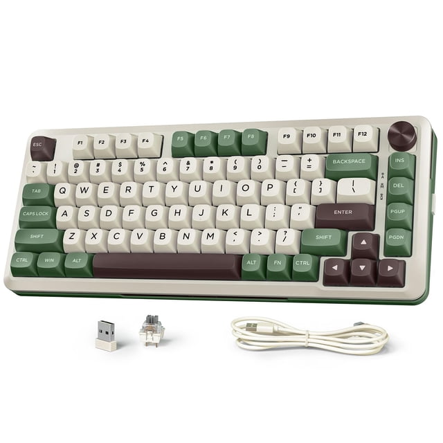 Teclado mecánico inalámbrico Redragon K681 Pro RGB 81 teclas