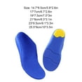 thumbnail image 4 of maskred Non-slip PU Arch Support Insoles For Kids Durable Adjustable Fit Shock Absorption blue 27-29, 4 of 6