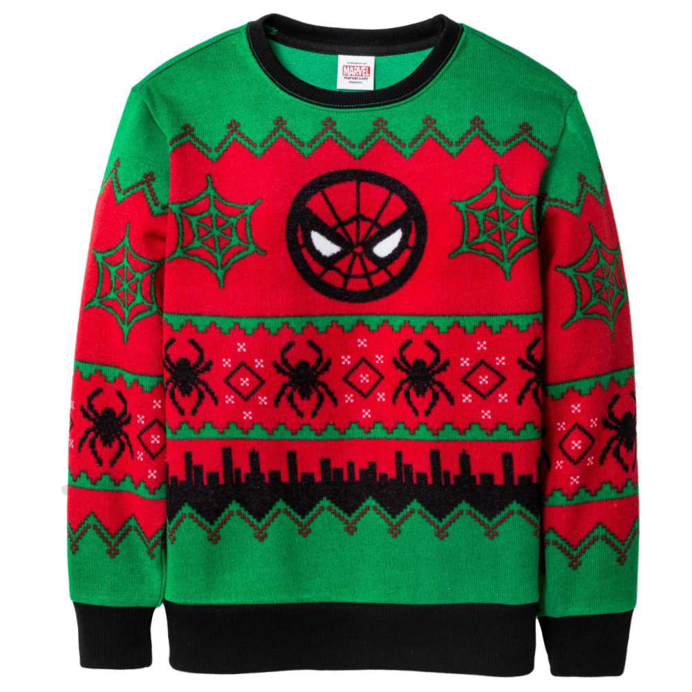 Marvel Marvel Comics Boys SpiderMan Christmas Sweater
