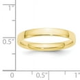 thumbnail image 3 of 10k Yellow Gold 3mm Lightweight Comfort Fit Wedding Band Size 12.5 1CFL030, 3 of 3