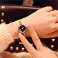 thumbnail image 3 of Reloj de pulsera de moda Reloj de joyería para mujer Reloj de pulsera sencillo con esfera pequeña y combinable para niñas, 3 of 5