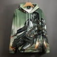 thumbnail image 4 of Star The Man-dalorian War Adult Sweater Pullover Sweatshirt Hoodies Long Sleeve Hooded Jackets Men Women, 4 of 8