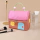 thumbnail image 5 of Neceser de maquillaje acolchado para mujer | Linda casita con estilo de techo | Gran capacidad 9.84"x8.27"x6.69" | Almacenamiento de viaje portátil | Organizador de artículos de tocador cosméticos, 5 of 5