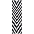thumbnail image 2 of Safavieh Dhurries Deborah Geometric Runner Rug, Black/Ivory, 2'6" x 6', 2 of 9