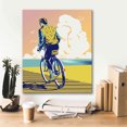 thumbnail image 5 of Epic Graffiti 'Beach Bike' by David Chestnutt, Giclee Canvas Wall Art, 20"x24", 5 of 8