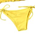 thumbnail image 4 of Women Swimwear Sets Strap-Free Backless Bra Triangle Panties, 4 of 4