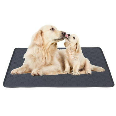 GoXteam Waterproof and Anti-Slip Dog Bed Cover and Pet Blanket Sofa Pet Bed Mat, Car Incontinence Mattress Protectors Furniture Couch Cover for Most Cats Dogs, Pets (39x28 Inch, Grey)