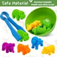 thumbnail image 4 of Contar Animales Juguetes Juegos De Combinar Con Tazones De Clasificación Clasificación De Juguetes Para Niños Pequeños Actividades De Aprendizaje Preescolar Para Matemáticas Color Sensorial Montessori, 4 of 4