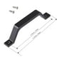 thumbnail image 3 of Aluminium Alloy Door Handle Fashion Knobs Sliding Door Pulls Push-pull Barn Kitchen, 3 of 5