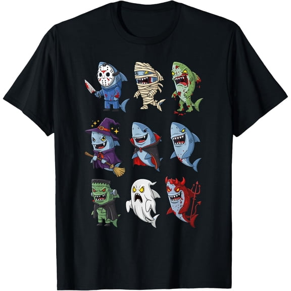 Velto Summerween Shark Summer T-Shirt All Size S-5XL