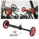thumbnail image 5 of Portaequipajes trasero con varilla de extensión para ruedas de bicicleta plegable para transportar y caminar Rojo negro, 5 of 9