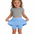 thumbnail image 2 of JAJAHO Girls Tennis Skirts With Inner Shorts High Waisted Athletic Skort For Golf Running Workout 4-12Y Trendy Skirt, 2 of 6