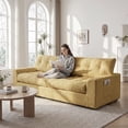 thumbnail image 6 of BEHOST 75.6" 3 Seater Sofa Couch for Living Room, Boneless Couch with Extra Deep Seats, Cloud Sofa with Upholstered 2 Pillows & Side Storage, Ginger, 6 of 10