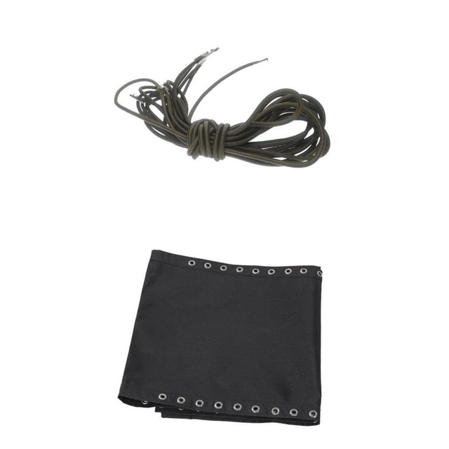 Tela de Sustitución Negra Y Cordones para Plegar Patio