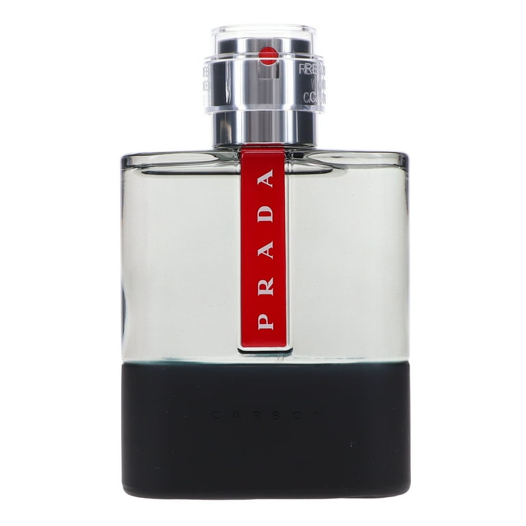 Prada Luna Rossa Carbon for Men, Ambrosial Perfume Cologne, 3.4 Oz