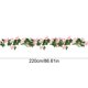 thumbnail image 3 of Guirnalda de Rosas Artificiales de Seda para Arcos de Boda, Paredes de Fiestas, Ceremonias En El Jardín | Rosa 220 Cm | 50 G - Paquete de 1, 3 of 6