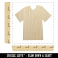 thumbnail image 2 of T-Shirt Laundry Solid Wood Shape Unfinished Piece Cutout Craft DIY Projects - 4.70 Inch Size - 1/4 Inch Thick, 2 of 7