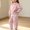 A366 Pink, variant on Trikvn Kids Girls Fall Tracksuit 2-Piece Outfit Collared Long Sleeve Pullover Sweatshirt and Elastic Waist Sweatpants Set Casual Athletic Loungewear Active Playwear