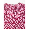 thumbnail image 4 of Moomaya Womens Printed Cottn Crop Top, Tie-Up Waist Elbow Sleeves Short Top, 4 of 9