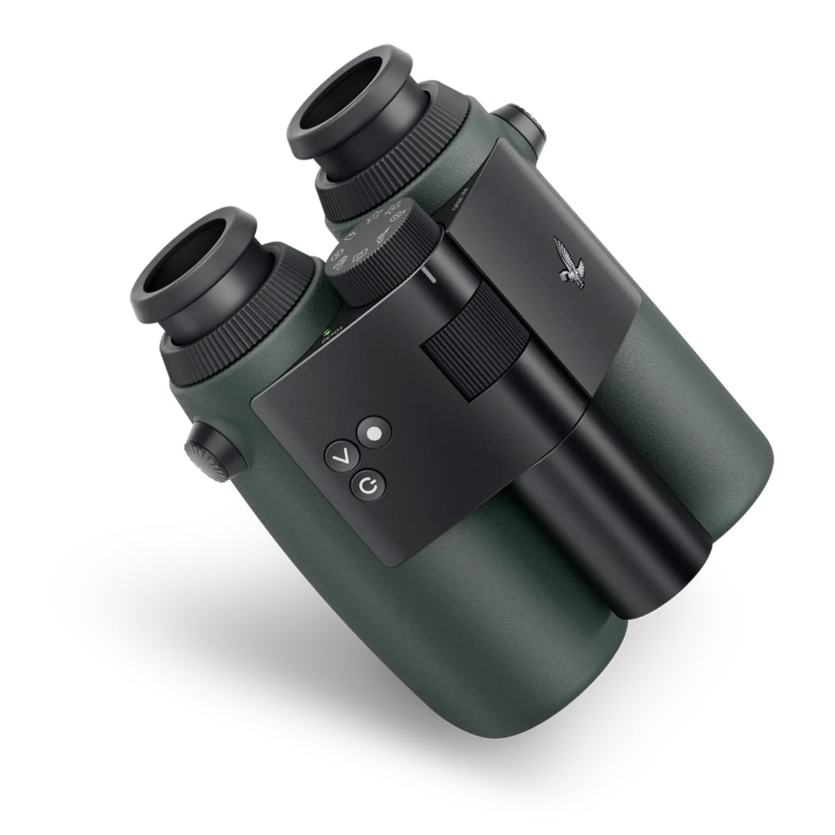 Swarovski Optik 10x32 AX Visio Waterproof Roof Prism Smart Binoculars, 6.4 Degree Field of View, Green