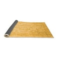 thumbnail image 2 of Ahgly Company Indoor Square Abstract Orange Modern Area Rugs, 7' Square, 2 of 4