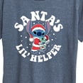 thumbnail image 3 of Lilo & Stitch - Santas Lil Helper Christmas - Women's Short Sleeve Graphic T-Shirt, 3 of 5