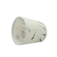 thumbnail image 3 of Aspen Creative 32720-2 Small Hardback Empire Shape Chandelier Clip-On Lamp Shade Set (2 Pack), Transitional Design in Off White, 4" bottom width (3" x 4" x 4"), 3 of 7