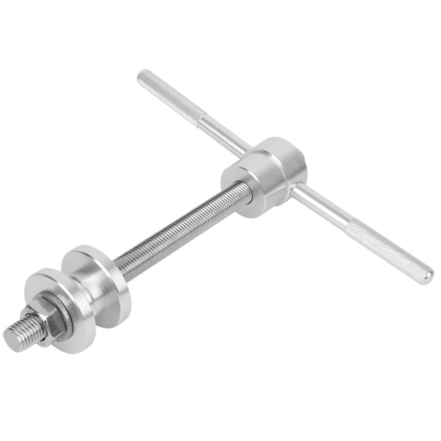 Herramienta de presión para auriculares de bicicleta herramienta de presión para auriculares de aleación de aluminio plata para usuarios de bicicletas de bricolaje entusiastas