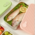 thumbnail image 5 of Stainless Steel Lunch Box, Single-Compartment Bento Box, Leakproof Snack Boxes with Silicone Lids, Dishwasher Safe Food Storage for Dips/Snacks & On-the-Go Lunch, WEIWEIGG, 5 of 9