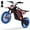 Red, variant on QEASET 36V Electric Dirt Bike, 500W Motorized Mini Dirt Bike with Dual Suspension, Disc Brakes, 17 MPH Max Speed, Electric Off-Road Motorcycle for Boys Girls Ages 8-14,Purple