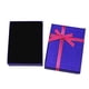 thumbnail image 3 of Caja de joyería de regalo Caja de regalo de joyería versátil para colgantes Pendientes Anillos de perno prisionero Púrpura, 3 of 8