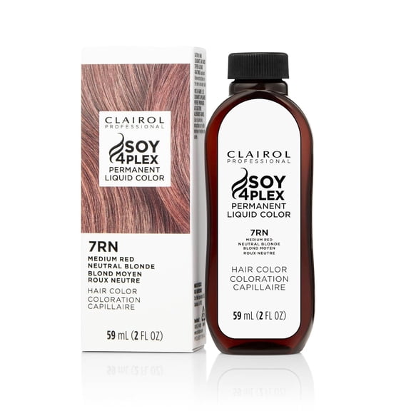 Clairol Professional Permanent Liquicolor 7RN  Medium Red Neutral Blonde, 2 oz