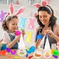 thumbnail image 4 of Prefilled Easter Eggs with 24 LED Finger Light Toys, Glow in The Dark Plastic Party Favors for Kids Easter Basket Stuffers and Egg Hunt, 4 of 7
