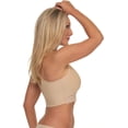 thumbnail image 3 of Shapeez Wirefree Racerback Tank-Style Bralette, Moisture Wicking Bra with Removable Foam Cup-M size Female, 3 of 6