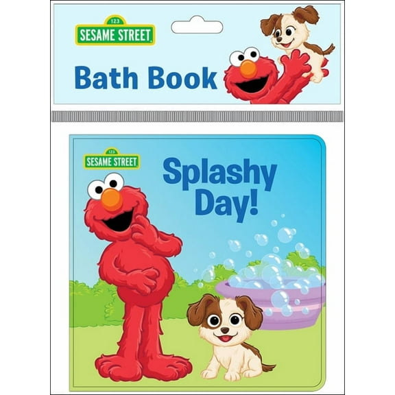 Sesame Street: Elmo's Splashy Day! Bath Book, (Paperback)