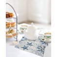 thumbnail image 2 of Blue Starfish Coastal Kitchen Dish Towels for Drying Dishes Set of 2, Nautical Summer Beach Shell Coral Waffle Weave Microfiber Hand Tea Bathroom Towels Quick Dry & Absorbent Towel 12x12, 2 of 6