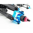 thumbnail image 1 of Hot Racing ECT1906 Blocs de Roulettes en Aluminium (Bleu) - ECX 2WD, 1 of 2
