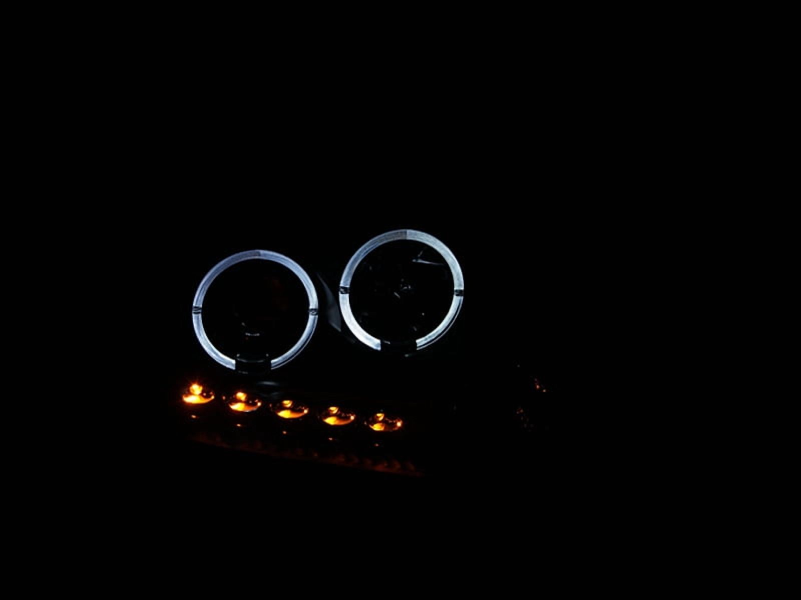 ANZO USA 111204 Projector Headlight Set w/Halo